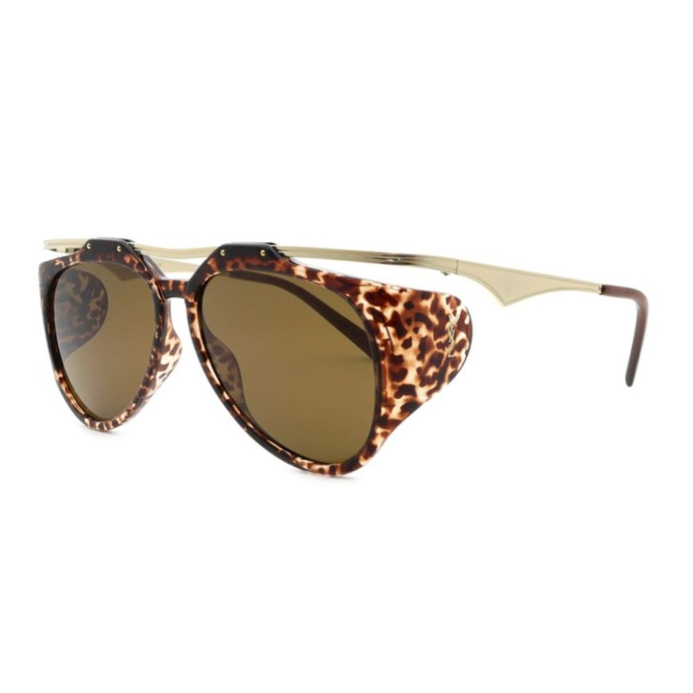 NWT SAINT LAURENT GOLD WOMEN SUNGLASSES